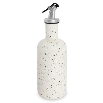 Garrafa de Porcelana 300 ml para Azeite/Vinagre Creme Paçoca
