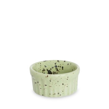Ramequim de Porcelana 50 ml Verde Paçoca (mini)