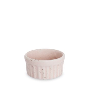 Ramequim de Porcelana 50 ml Rosa Paçoca (mini)