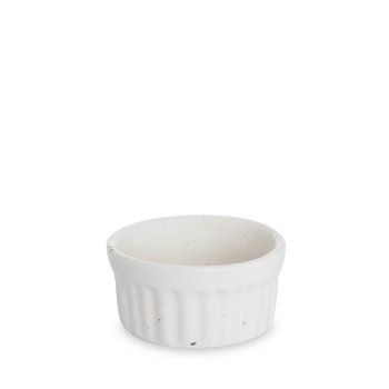 Ramequim de Porcelana 50 ml Creme Paçoca (mini)