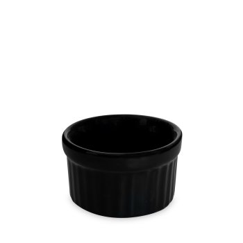 Ramequim de Porcelana 100 ml Preto (pequeno)
