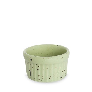 Ramequim de Porcelana 100 ml Verde Paçoca (pequeno)