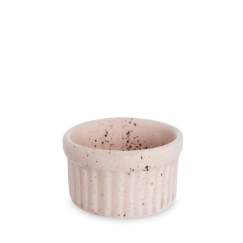 Ramequim de Porcelana 100 ml Rosa Paçoca (pequeno)