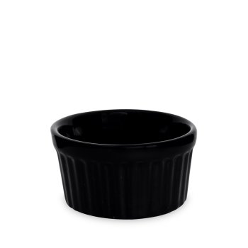 Ramequim de Porcelana 150 ml Preto (médio)