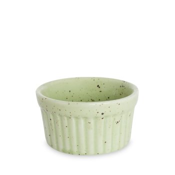 Ramequim de Porcelana 150 ml Verde Paçoca (médio)