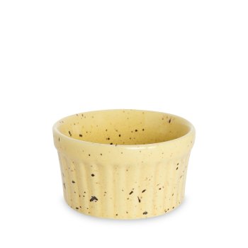 Ramequim de Porcelana 150 ml Amarelo Paçoca (médio)