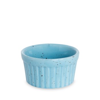 Ramequim de Porcelana 150 ml Azul Paçoca (médio)
