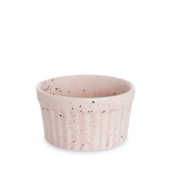 Ramequim de Porcelana 150 ml Rosa Paçoca (médio)