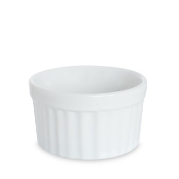 Ramequim de Porcelana 200 ml Branco (grande)