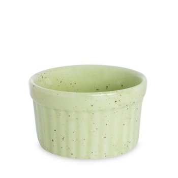 Ramequim de Porcelana 200 ml Verde Paçoca (grande)