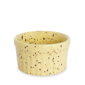 Ramequim de Porcelana 200 ml Amarelo Paçoca (grande)