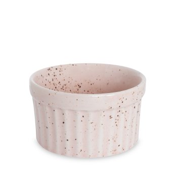 Ramequim de Porcelana 200 ml Rosa Paçoca (grande)