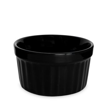 Ramequim de Porcelana 250 ml Preto (extra grande)