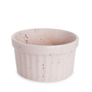 Ramequim de Porcelana 250 ml Rosa Paçoca (extra grande)