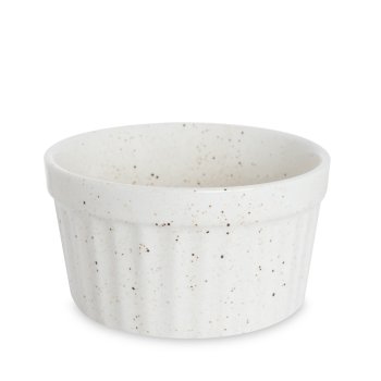 Ramequim de Porcelana 250 ml Creme Paçoca (extra grande)