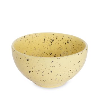 Tigela Açai de Porcelana 500 ml Amarelo Paçoca