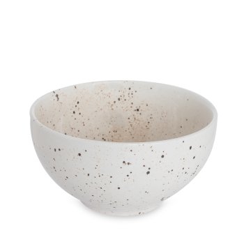 Tigela Açai de Porcelana 500 ml Creme Paçoca