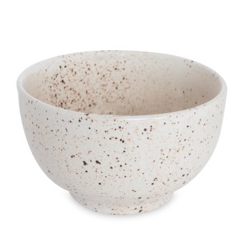 Tigela Japonesa de Porcelana 600 ml Creme Paçoca