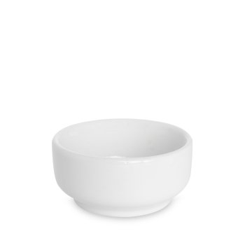 Manteigueira Hotel de Porcelana 60 ml Branco