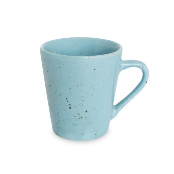 Caneca Tulipa de Porcelana 130 ml Azul Paçoca