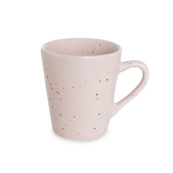 Caneca Tulipa de Porcelana 130 ml Rosa Paçoca