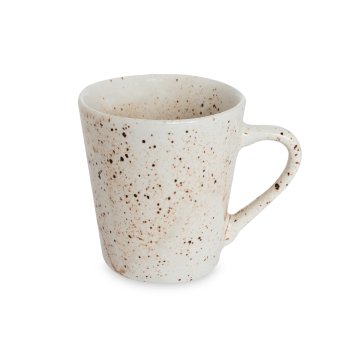 Caneca Tulipa de Porcelana 130 ml Creme Paçoca