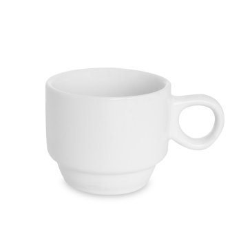 Xícara Empilhavel de Porcelana 150 ml Branco